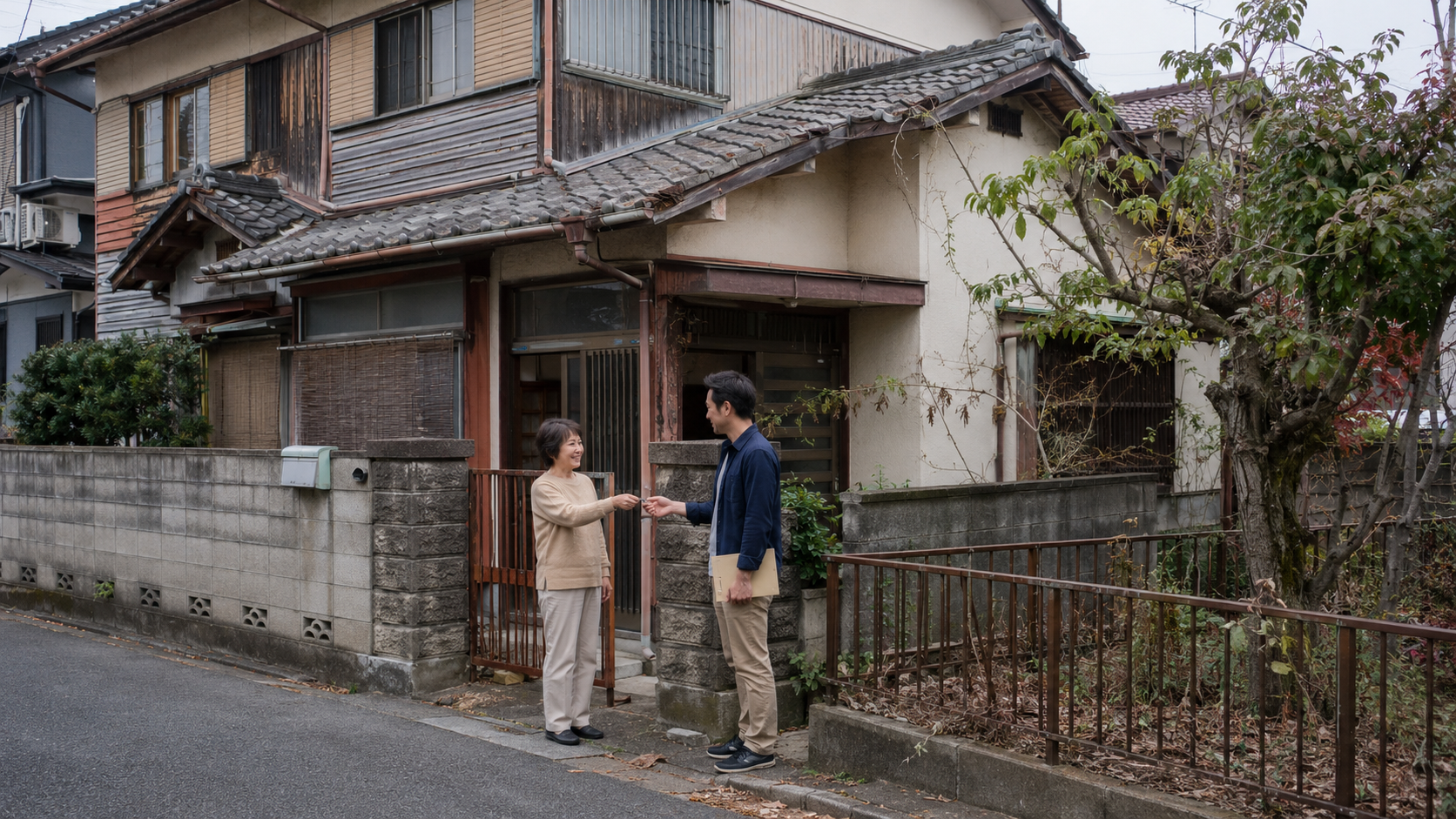 【お客様の声】大阪の古い空き家、買取で悩み解消した事例